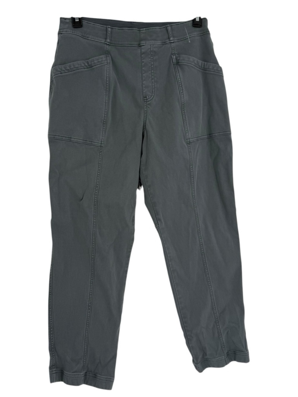 Spanx The Perfect Ankle Pants Women Size XL Green High Rise Pull On Stretch